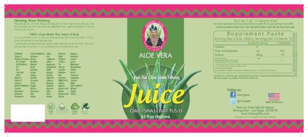 Aloe Vera Juice Ingredients